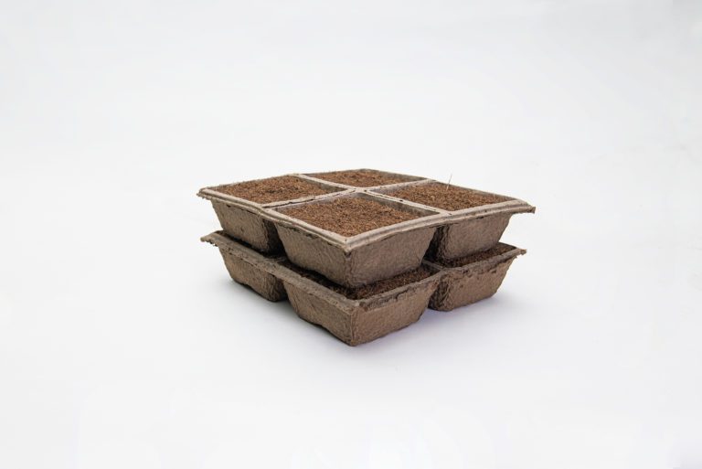 Tray in Two Parts Stacked - angled view